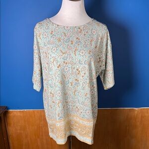 Floral Print J. Jill Women's Top